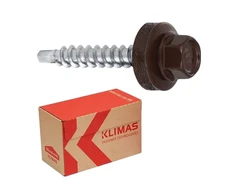 Klimas Savisriegis sraigtas WFD. RAL8017. 4,8 mm x 100 mm. 100 vnt.