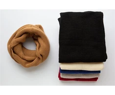 Knitas ŠALIKAS STAMBAUS MEZGIMO BE GALŲ 737 140X40CM