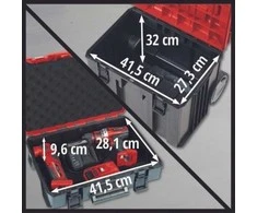 Einhell | E-Case Tower įrankių dėžės komplektas su ratukais, 3 vnt | 4540015