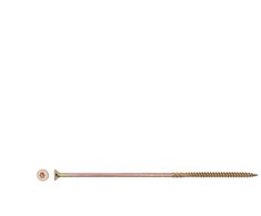 Forte Tools Forte medžio drožlių plokštės SCR T30 6.0X200/72 geltonos ZN 4 vnt.