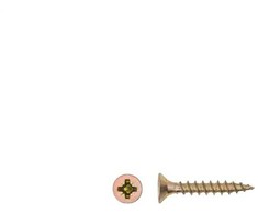 Grąžtas Haushalt Fischer CHIPBOARD SCREW 4.0X25 YLW ZP 50PCS G1