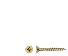 Haushalt Fischer CHIPBOARD SCREW 4.0X30 YLW ZP 25PCS G1