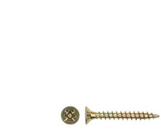 Grąžtas Haushalt Fischer CHIPBOARD SCREW 4.5X35 YLW ZP 25PCS G1