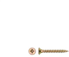 Grąžtas Haushalt Fischer CHIPBOARD SCREW 5.0X40 YLW ZP 25PCS G1