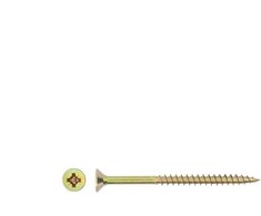 Haushalt Fischer CHIPBOARD SCREW 6.0X80/48 YLW ZP10PCS G2
