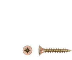 Grąžtas Haushalt Fischer CHIPBOARD SCREW 3.0X20 YLW ZP 50PCS G1