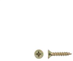 Grąžtas Haushalt Fischer CHIPBOARD SCREW 5.0X25 YLW ZP 25PCS G1