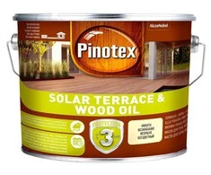Medienos aliejus PINOTEX SOLAR TERACE &amp; WOOD OIL, bespalvis, 2,33 l