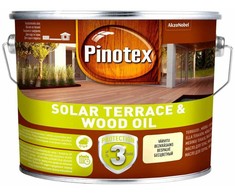 Medienos aliejus Pinotex Solar Terrace &amp; Wood, bespalvis, 9,3 l