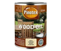 Aliejus medienai PINOTEX WOOD OIL, bespalvis, 1 l
