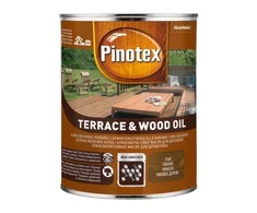Medienos aliejus Pinotex Terrace &amp; Wood Oil, tikmedžio spl., 1 l