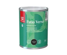 Medinių lysvių aliejus TIKKURILA PATIO VERSO, juodos sp., 0,9 l