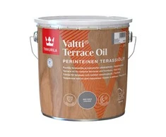Terasų ir lauko baldų aliejus TIKKURILA VALTTI TERRACE OIL, pilkos sp., 2,7 l