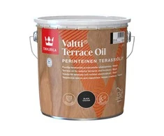 Medienos aliejus Tikkurila Valtti terasos aliejus, juodas, 2,7 l