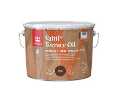 Terasų ir lauko baldų aliejus TIKKURILA VALTTI TERRACE OIL, rudos sp., 9 l