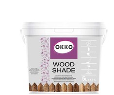 Koksnes impregnants Okko Wood Shade, melna krās., 5 l