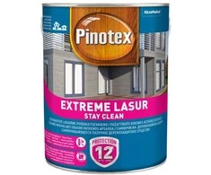 Medienos lazūra PINOTEX EXTREME LASUR, baltos sp., 1 l