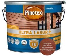 Koksnes impregnants Pinotex Ultra Lasur+sarkankoka tonis10l