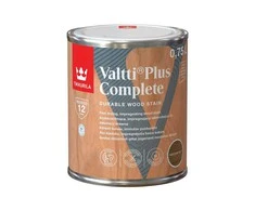 Medienos impregnantas Tikkurila Valtti Plus Complete, riešuto sp./lazdyno riešuto sp., 0.75 l