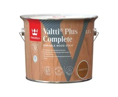 Medienos impregnantas Tikkurila Valtti Plus Complete, raudonai ruda sp./tikmedžio spl., 2.5 l