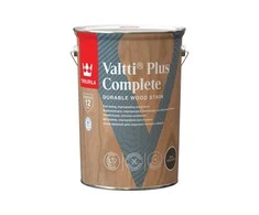 Medienos dažyvė TIKKURILA VALTTI PLUS COMPLETE, šilko matiniai, tamsiai rudos sp., 5 l