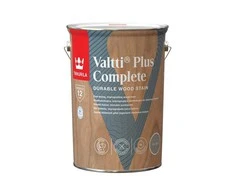 Medienos dažyvė TIKKURILA VALTTI PLUS COMPLETE, šilko matiniai, pilkos sp., 5 l