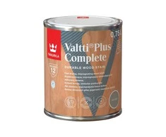 Medienos impregnantas Tikkurila Valtti Plus Complete, pilka sp., 0.75 l