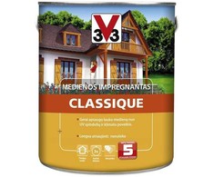 Medienos impregnatorius V33 Classique, juodmedžio spalvos, 2,5 l
