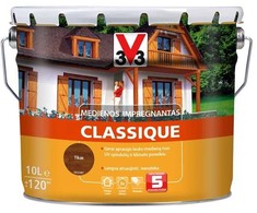 Koksnes impregnants V33 Classique, sarkanbrūna krās./tīkkoks krās., 10 l
