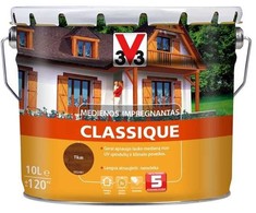 Koksnes impregnants V33 Classique, sarkanbrūna krās./tīkkoks krās., 10 l
