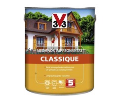 Medienos impregnatorius V33 Classique, tamsaus ąžuolo spalvos, 0,75 l