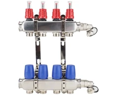 Kolektors U-tube 18852, regulējams, 3/4", 1", 7 gredzeni