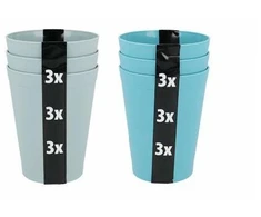 3S DRINKING CUP 300ML PLASTIC 2 COLORS