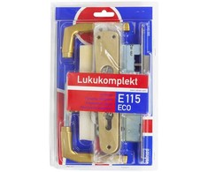 Komplektas Valnes E115, žalvario danga/anoduota