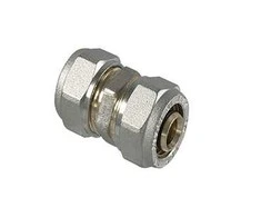 Kompresijas savienojums TDM Brass 1040, 26mm, misiņš/niķelis