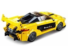 Konstruktorius Sluban Super car Geltona M38-B0956, plastikas