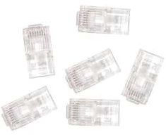 Kontaktinė šakutė Okko CAT5E 8P8C, RJ-45, skaidri, 6 vnt.