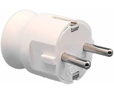 Vexen Electric VX1001W kištukas, IP20, 16 A, 250 V