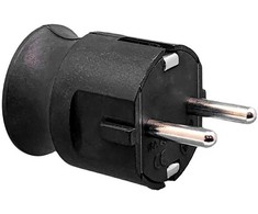 Vexen Electric VX1101B kištukas, IP20, 16 A, 250 V