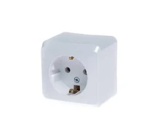 Lizdas Schneider Electric Prima WDE001080, įžemintas lizdas, baltas
