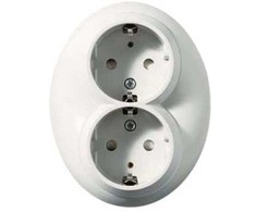 Lizdas Schneider Electric Renova WDE006885, su įžeminimu, IP20, baltas