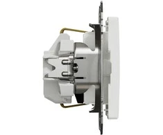 Lizdas Schneider Electric Sedna Design SDD111021, įžemintas lizdas, IP20, baltos spalvos.