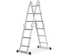 Kopėčios, 4 dalių, universalios, Haushalt BL-403B, 95–370 cm