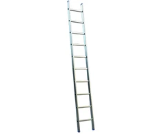Aliuminio kopėčios VHR1x10, ilgis 2,6 m / maks. 3,6 m Elkop