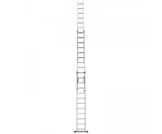 Kopėčios universalios EMX 3x12 pakopos 3,39/8,48m, Ecomax