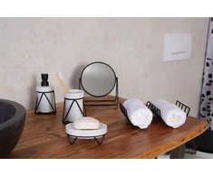 Cosmetic mirror Ridder Summer standing 18.5cmx20.5cm juodas