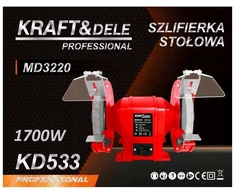 KRAFT &amp; DELE Kraftdele šlifuoklis STOŁOWA TARCZOWA KAMIENIOWA 200MM KD533