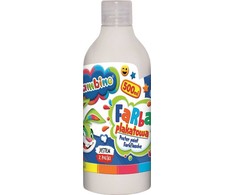 Bambino plakatiniai dažai 500ml, balti