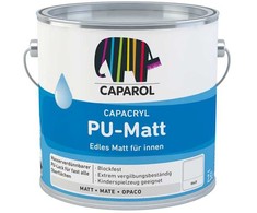 Dažai, baldams Caparol Capacryl Pu-matt, matinis, 0.7 l, pu-matt