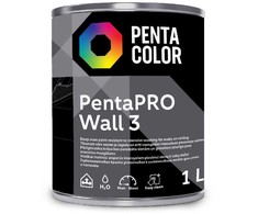 Dažai Pentacolor PentaPro Wall 3, balti, 1 l